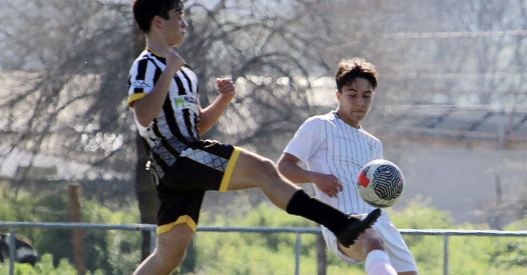 Un lance del duelo de Primera Andaluza Cadete entre Córdoba y Juanín y Diego. Foto: CCF