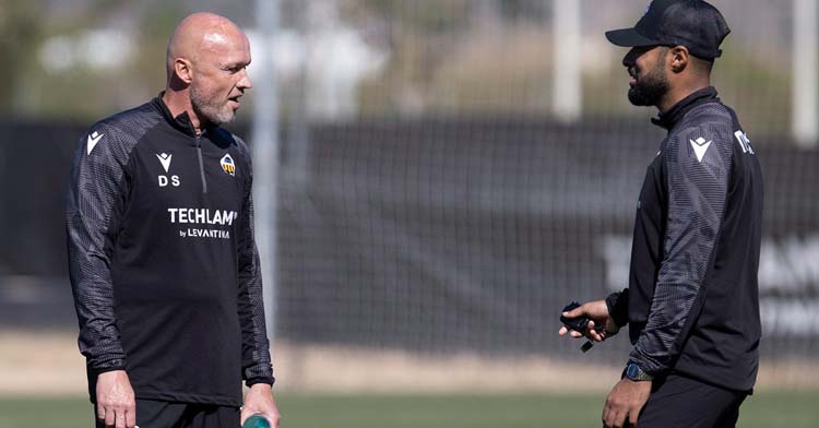 Dick Schreuder en un entrenamiento del Castellón. Foto: CD Castellón