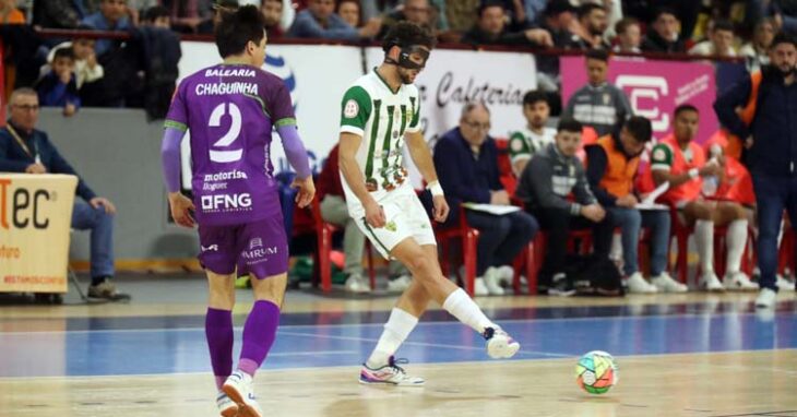 Zequi en el partido ante el Mallorca Palma. Foto: Córdoba Patrimonio