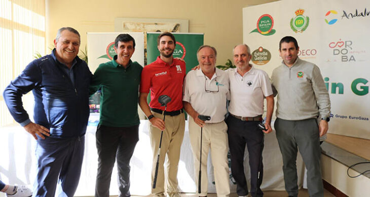 Jacinto Caballero, Demetrio Cabrera y Juan Antonio Mohedano ganaron junto al profesional Álvaro Hernández el ProAm del XXXV Campeonato PGA España en el Real Club de Campo de Córdoba.