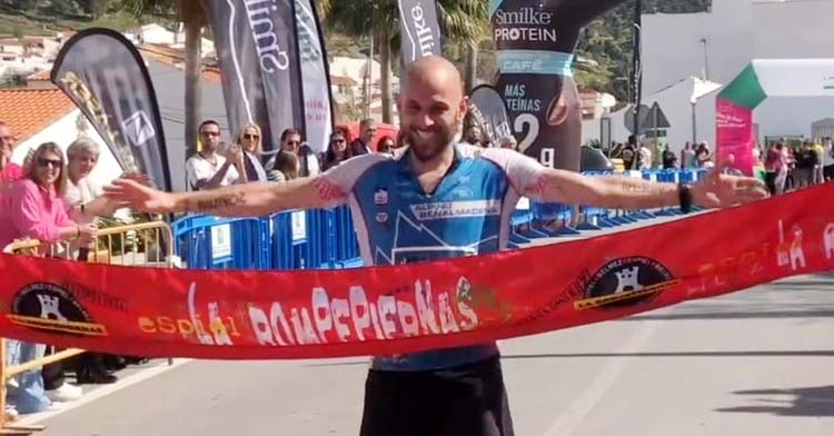 Ángel Merino se impone en la segunda Maratón 'Rompepiernas'.