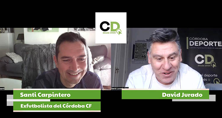 Santi Carpintero durante su entrevista con David Jurado.