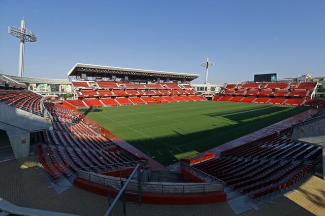Una toma del recinto nazarí, donde jugará el Córdoba el domingo