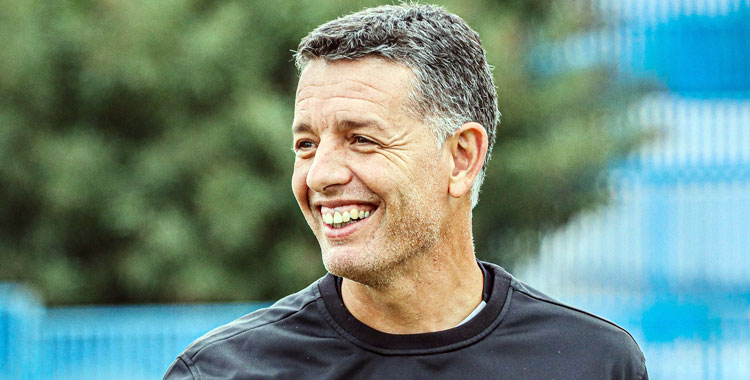 Héctor Alejandro Sandroni ha cumplido recientemente un año como entrenador del cuadro alicantino. Foto: CF Intercity