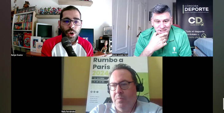 Los 'Rafas', Fernández y Ávalos, debatiendo con David Jurado sobre el Córdoba vs Málaga.
