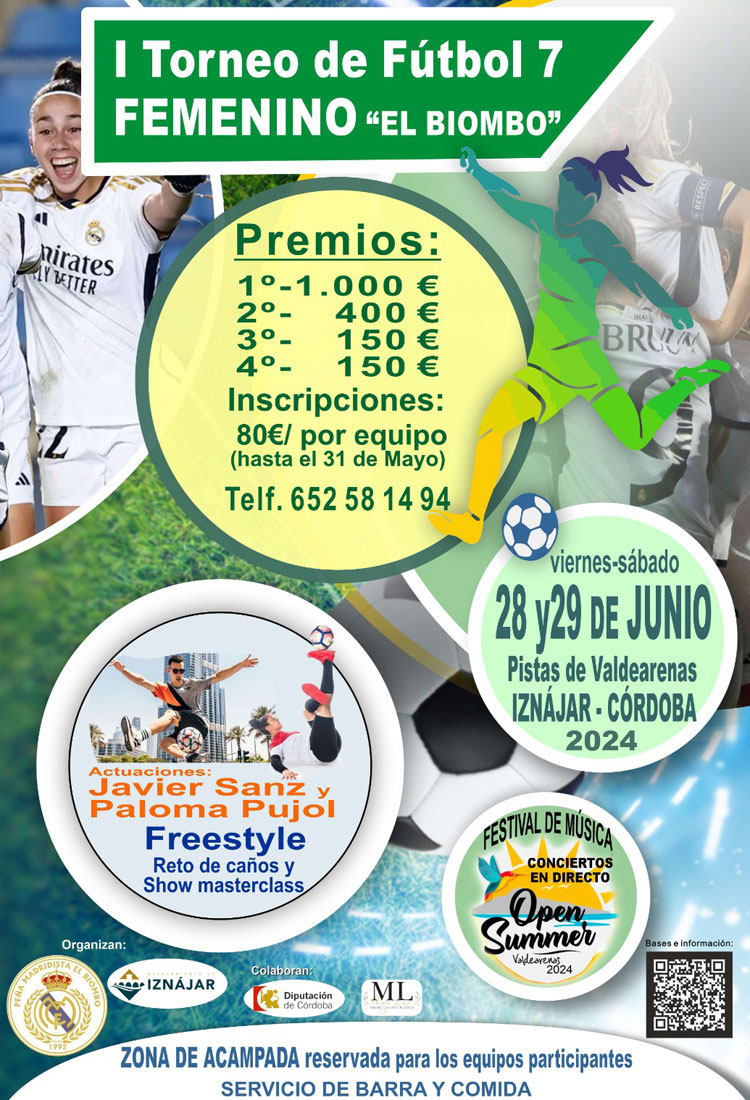 El cartel del torneo a celebrar en Iznájar