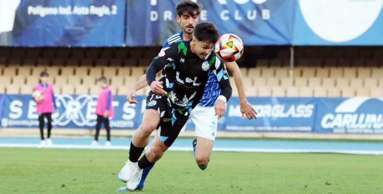 El cuadro aracelitano ya contuvo al Xerez CD en Chapín. Foto: Antonio Quintero / Ciudad de Lucena