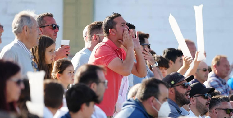 Aficionados en el Pozoblanco-Xerez DFC del pasado domingo. Foto: CD Pozoblanco