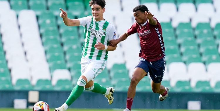 El Betis Deportivo doblegó al Pontevedra en el Villamarín. Foto: @RBetisCantera