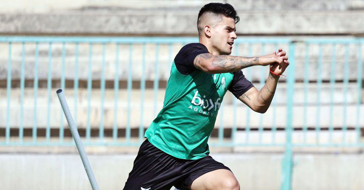 Kuki Zalazar en un entrenamiento en la Ciudad Deportiva. Foto: CCF