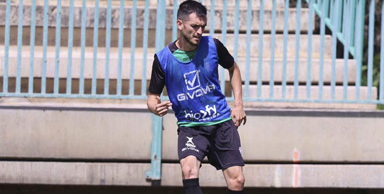 Lapeña durante un entrenamiento en la Ciudad Deportiva. Foto: CCF