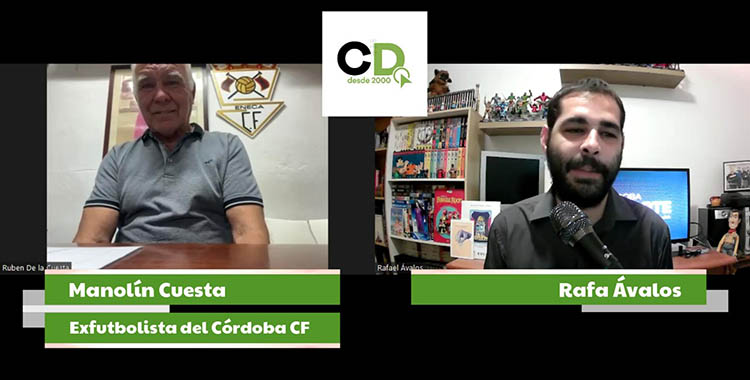 Manolín Cuesta durante su entrevista con Rafa Ávalos.