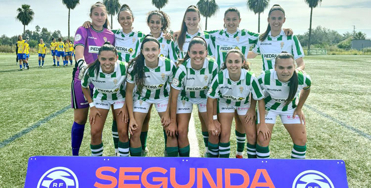 El último once inicial del Córdoba Femenino en la liga. Foto: @CordobaFemenino