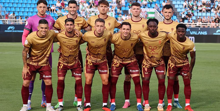 El once inicial del Córdoba en Ibiza.