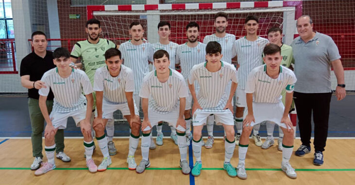 Formación del Córdoba Futsal ante el Avanza. Foto: Córdoba Patrimonio