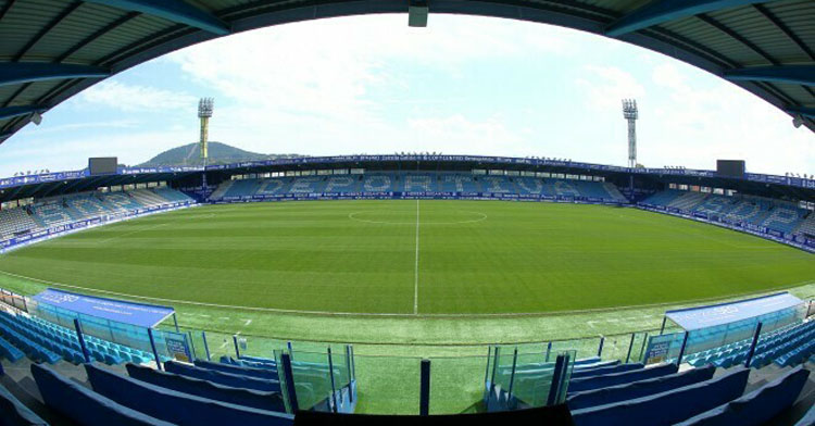 Una imagen de El Toralín, a donde debe desplazarse el Córdoba para la ida del play-off. Foto: SD Ponferradina