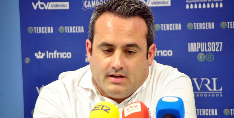 Jorge Torres se mostró afectado tras las decepciones sufridas como mandatario celeste. Foto: Ciudad de Lucena
