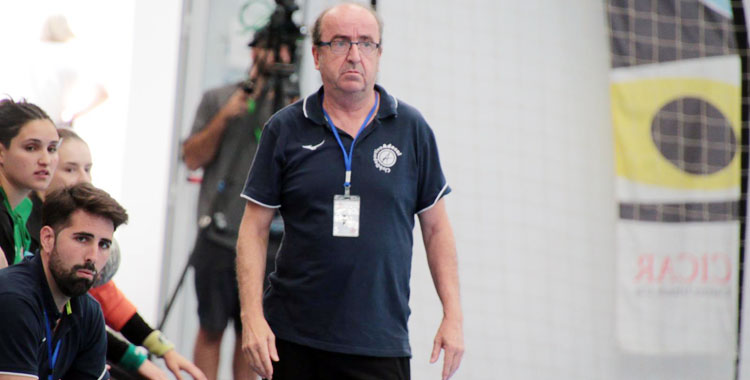 Rafa Moreno en uno de los partidos de la fase de ascenso en Lanzarote.