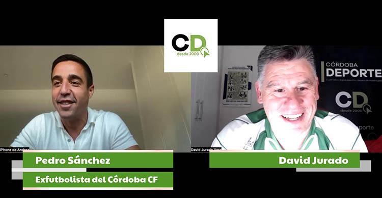 Pedro Sánchez durante su entrevista con Cordobadeporte.