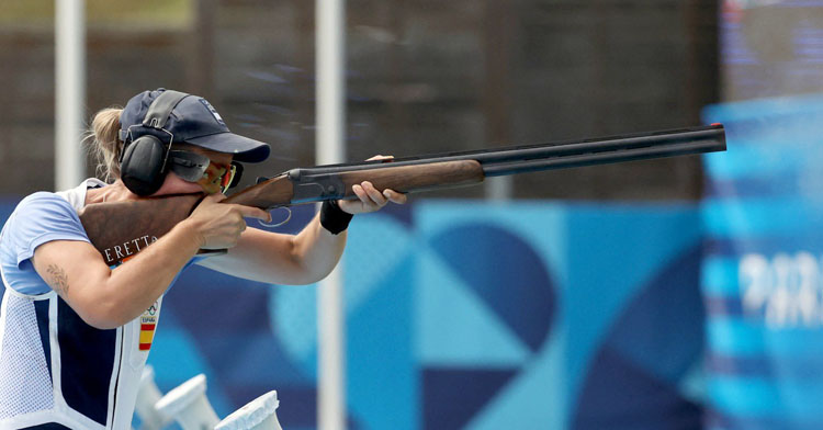 Fátima Gálvez durante su competición en París 2024.