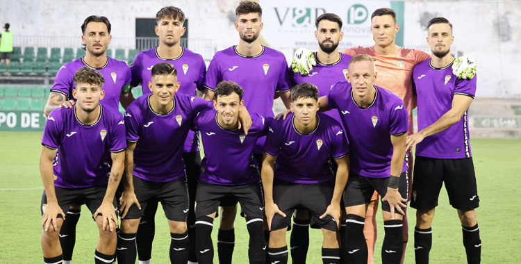 El segundo once del Córdoba, ante el Sanluqueño. Foto: CCF