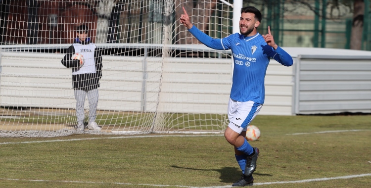 Crespo, en su anterior etapa en el Barbastro. Foto: David "Copito"