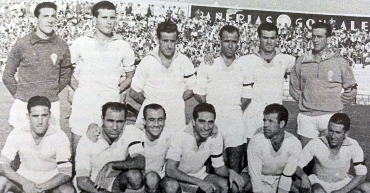 Once del Real Club Deportivo Córdoba en sus postrimerías.