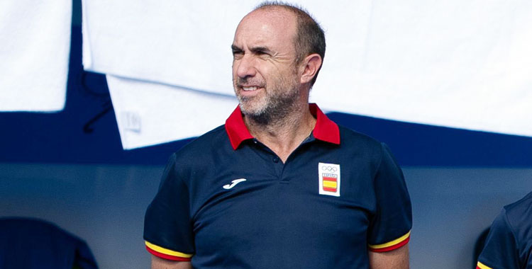 Edu Aguilar con los colores de España. Foto: Federación Andaluza de Hockey