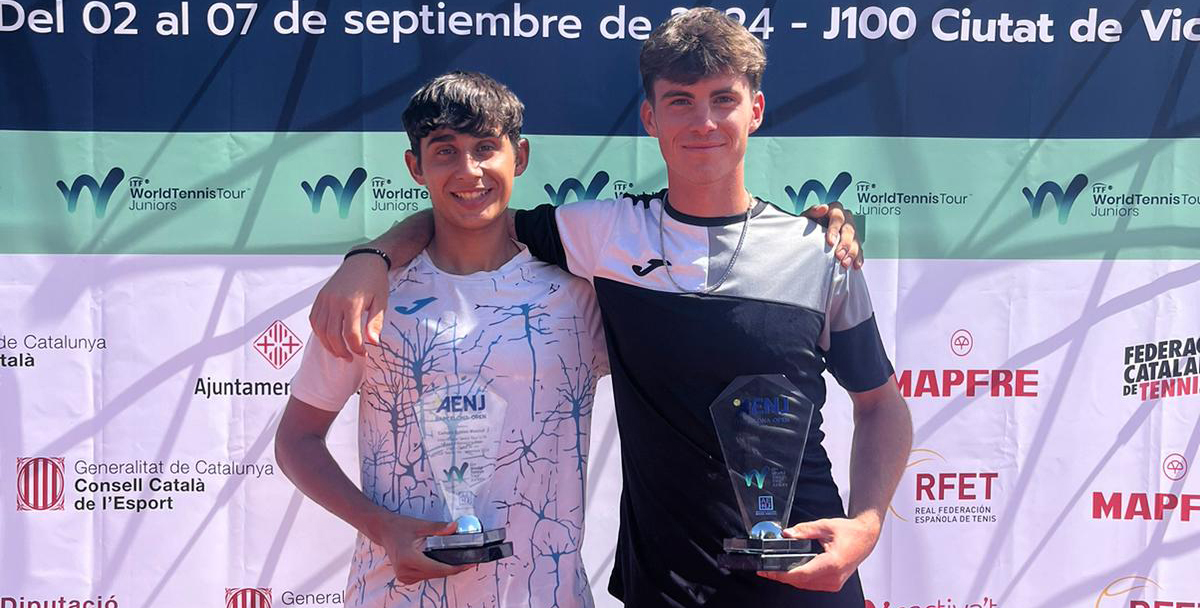 Alejandro López y Rubén Fernández campeones de dobles en Vic