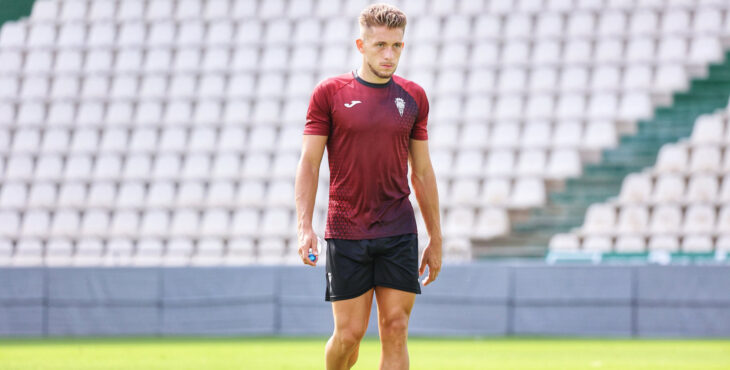 Isma Ruiz en un entrenamiento en El Arcángel. Fotografía: Córdoba CF