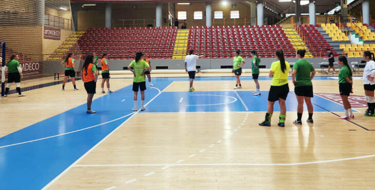 La primera toma de contacto del Deportivo Córdoba Cajasur. Foto: @CordobaFS