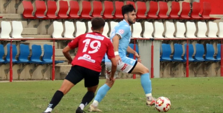 El conjunto celeste, el único club cordobés que se llevó la victoria a casa. Foto: Ciudad de Lucena.