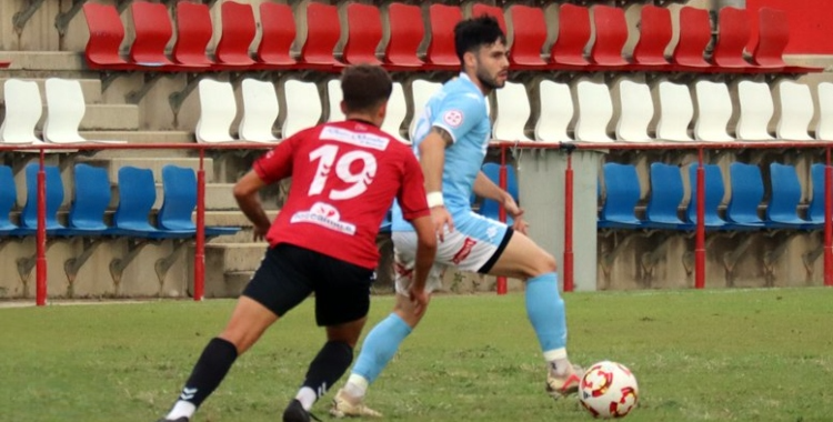 El conjunto celeste, el único club cordobés que se llevó la victoria a casa. Foto: Ciudad de Lucena.