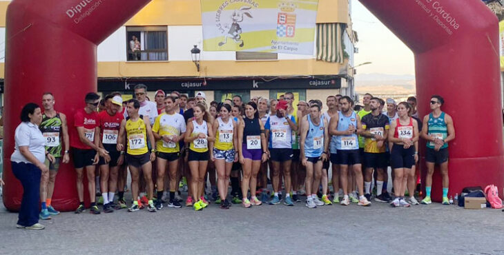 Los atletas listos para salir en El Carpio. Foto: Club Trotasierra