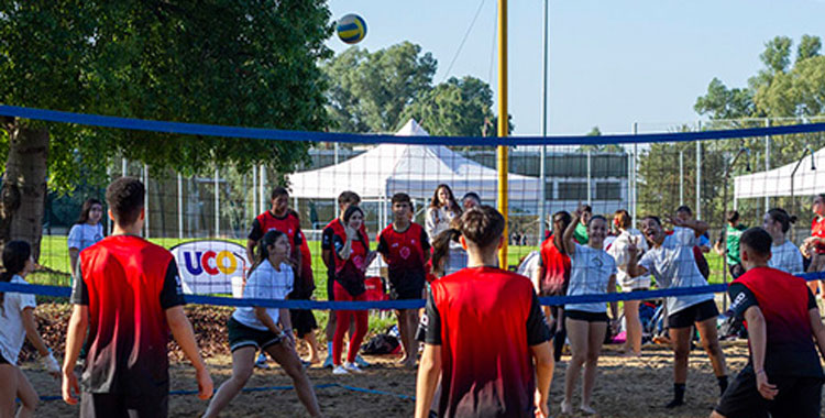 Un momento de la competición en el Campus de Rabanales