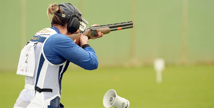 Fátima Gálvez en una de las competiciones de la Copa del Mundo de 2024. Foto: ISSF