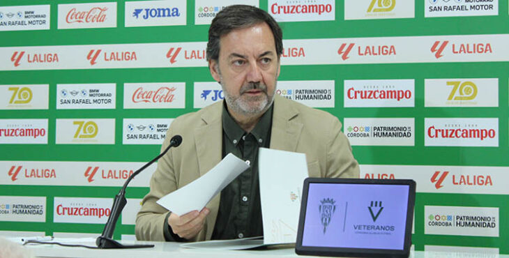 Antonio Fernández Monterrubio en su reaparición en la sala de prensa.