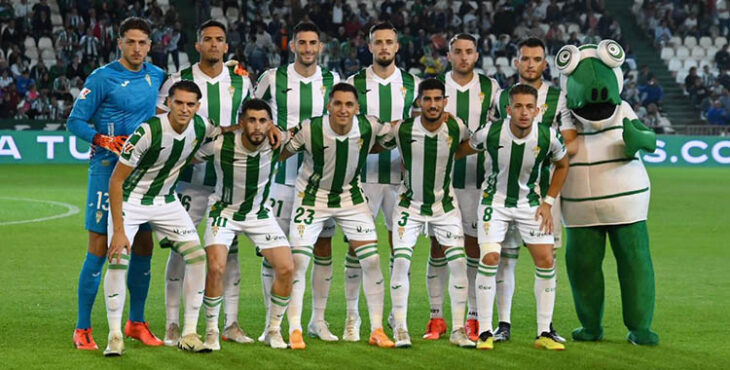 El once inicial del Córdoba ante el Cartagena.