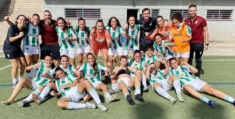 La felicidad cordobesista tras el triunfo. Foto: @CordobaFemenino