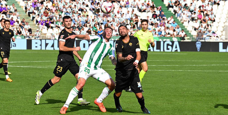 Antonio Casas en el duelo frente al Castellón. Autora: Natalia Román