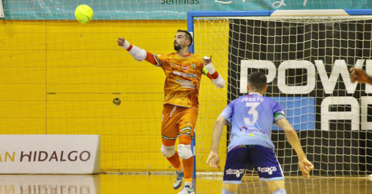 Fabio envía desde puerta en El Ejido. Foto: El Ejido Futsal