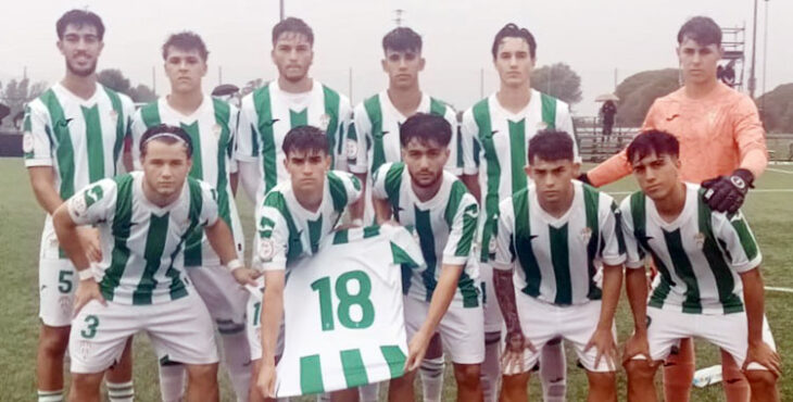 El juvenil A del Córdoba sigue con Álvaro Prieto en el recuerdo. Foto: CCF