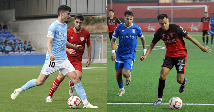 Nacho Fernández y Alan Araiza en partidos de esta temporada. Fotos: Antonio Dávila / Tino Navas