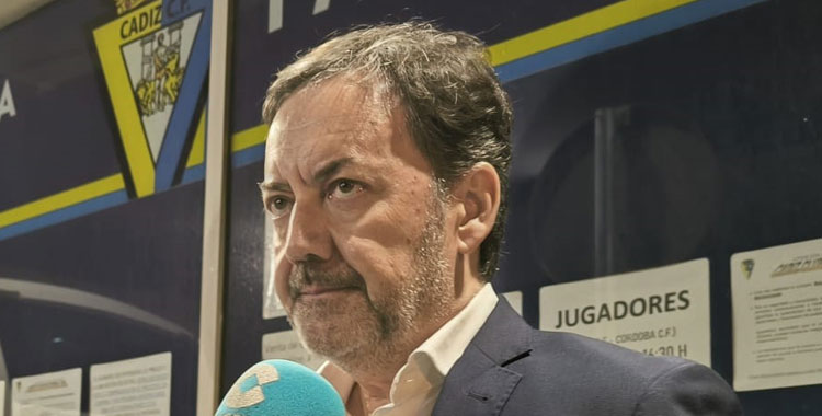 Monterrubio y sus declaraciones Post Partido. Foto: COPE Córdoba