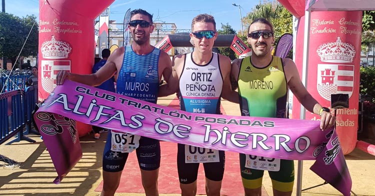 Sergio Ortiz revalida triunfo en el Duatlón Califas de Hierro.