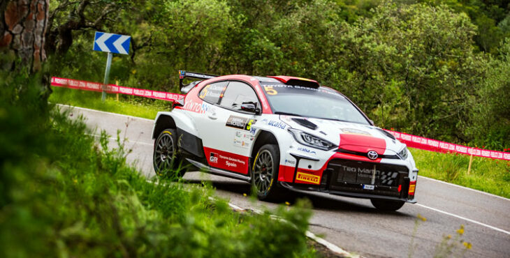 Alejandro Cachón en una imagen del Rally Sierra Morena 2024. Foto: Automóvil Club de Córdoba