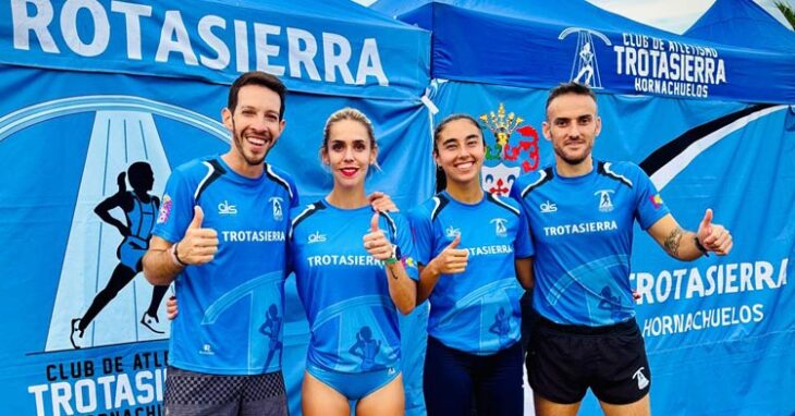 Atletas del Trotasierra en el Andaluz de Campo a Través. Foto: Trotasierra