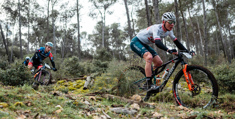 Un momento de la competición en Córdoba de la Andalucía Bike Race de este año