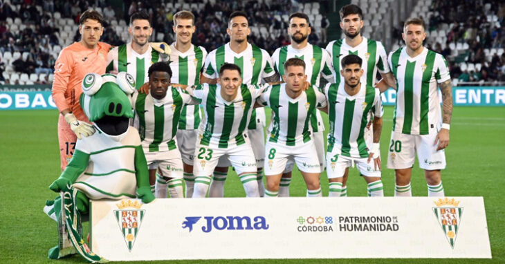 El once del Córdoba CF ante el CD Tenerife.