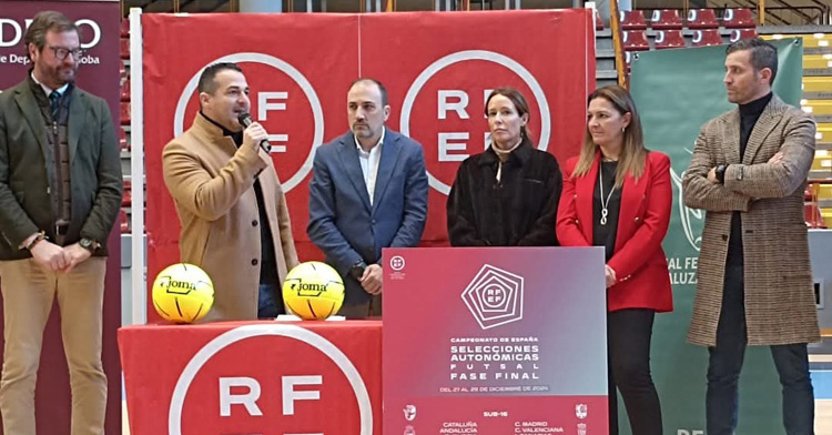 Presentación de la fase final del Campeonato de España. Foto: RFEF